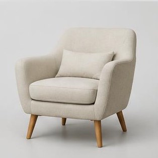 Linen Accent Chair