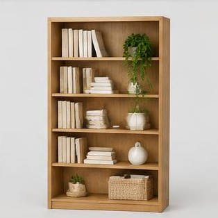 Oak Display Bookshelf