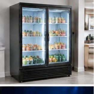 Glass-Door Display Fridge