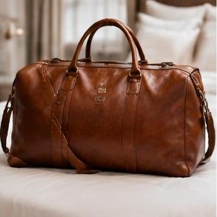 Leather Weekend Travel Bag