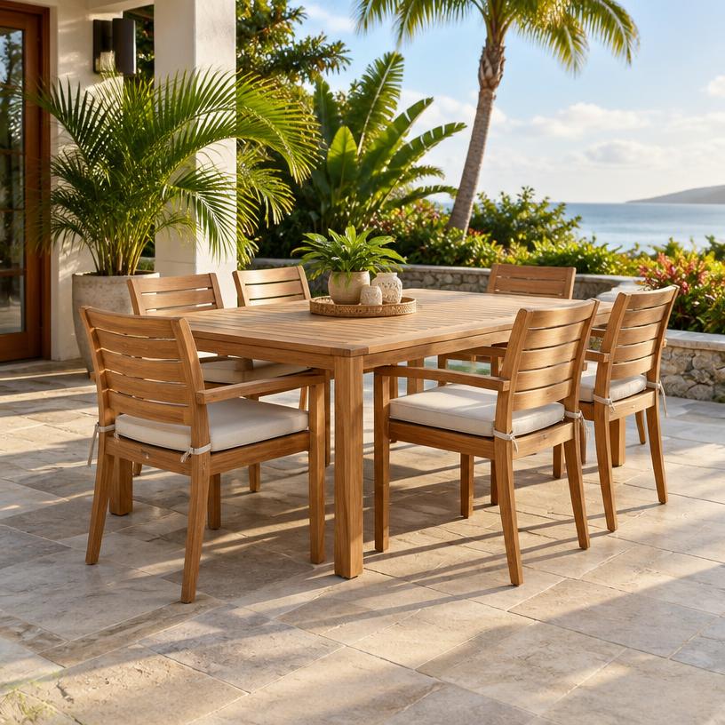 Teak Outdoor Dining Set